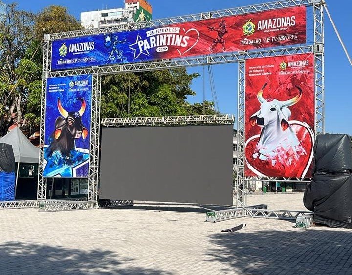 Festival de Parintins será transmitido em telão no Largo de São Sebastião