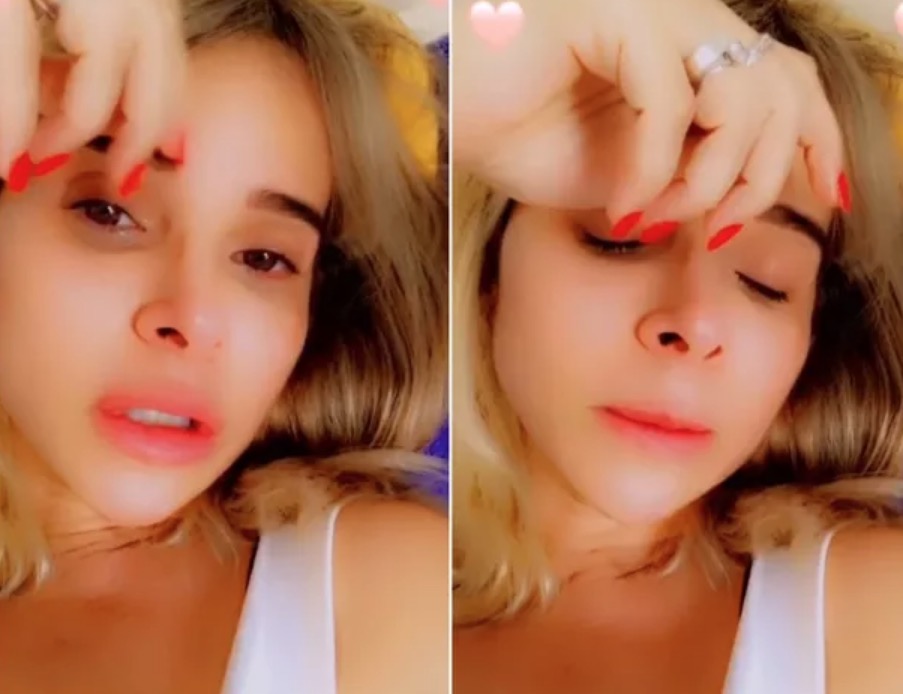 Dany Bananinha chora ao falar sobre problemas de saúde após tirar nódulo