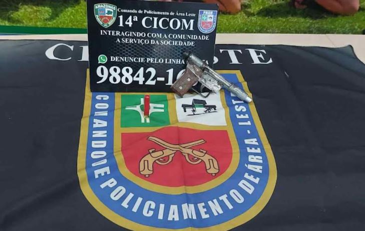 Criminoso tenta fugir da polícia mas acaba capturado em Manaus