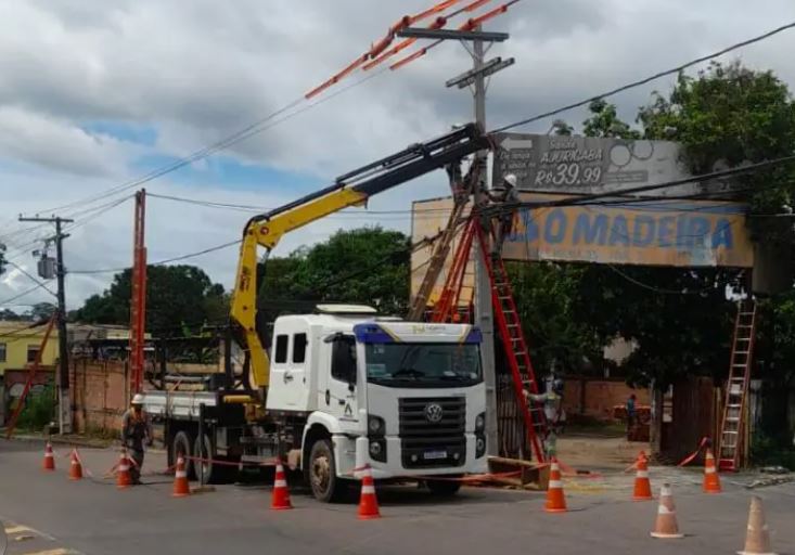 Bairros e ramais ficam sem energia elétrica nesta terça-feira em Manaus