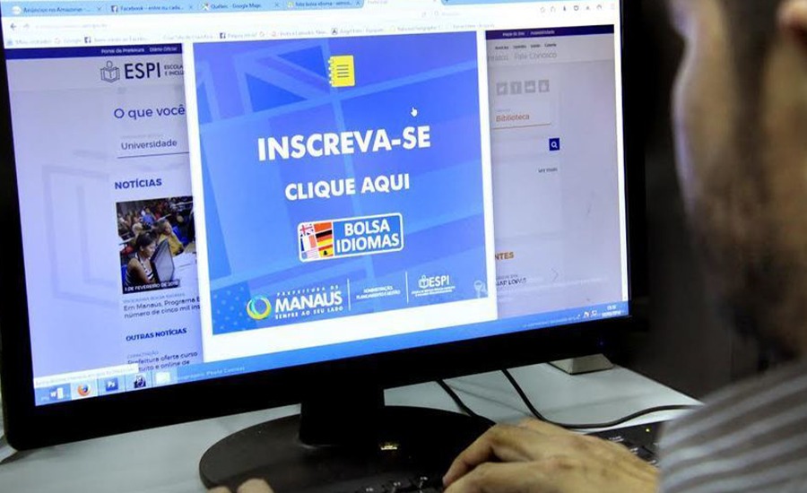 Bolsa Idiomas abre inscrições nesta semana para 38 mil vagas em Manaus