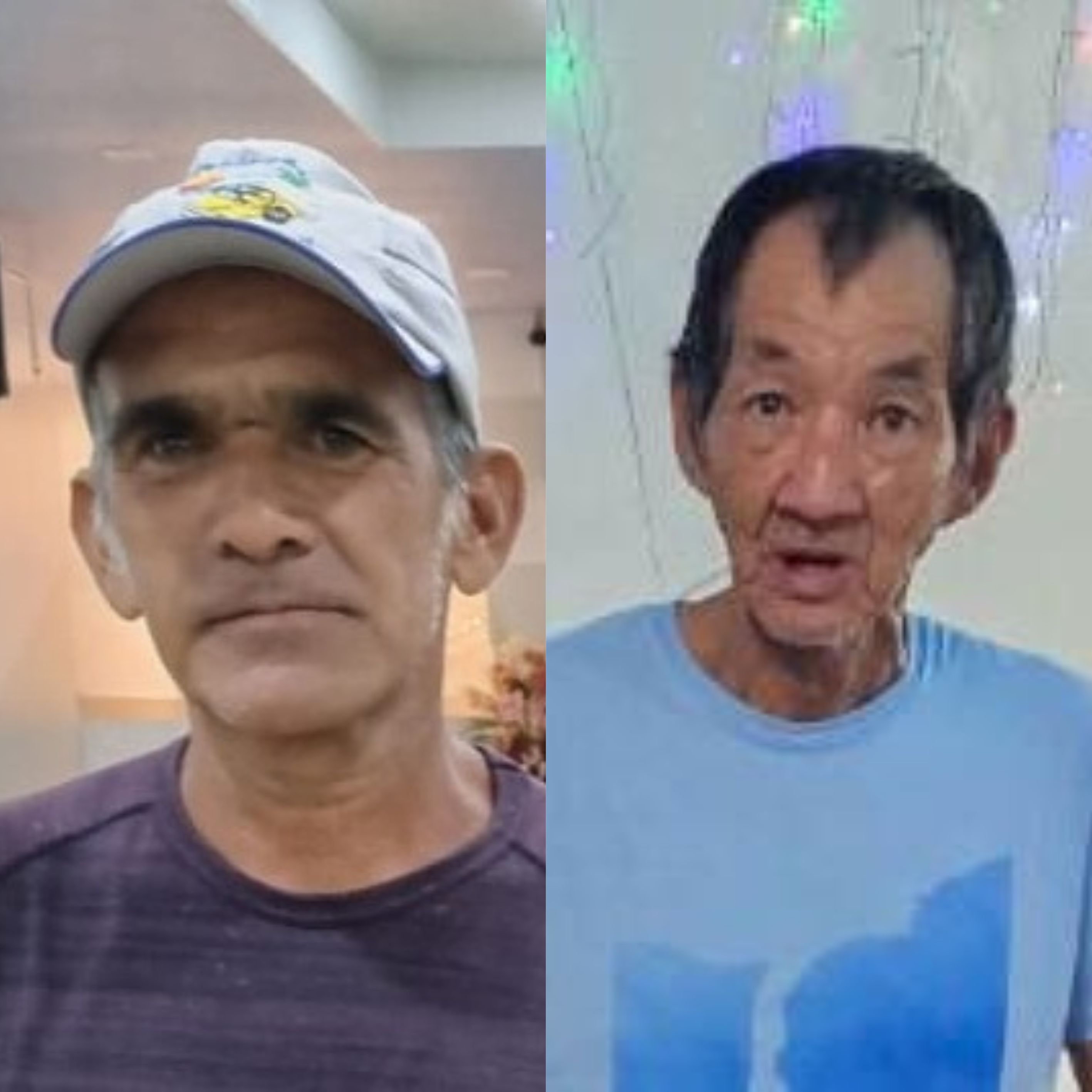 Famílias pedem ajuda para localizar homem e idoso que sumiram em Manaus