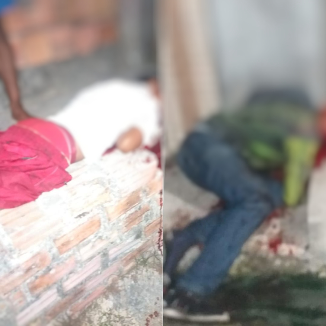 Homens são mortos a tiros em calçada de rua em Manaus
