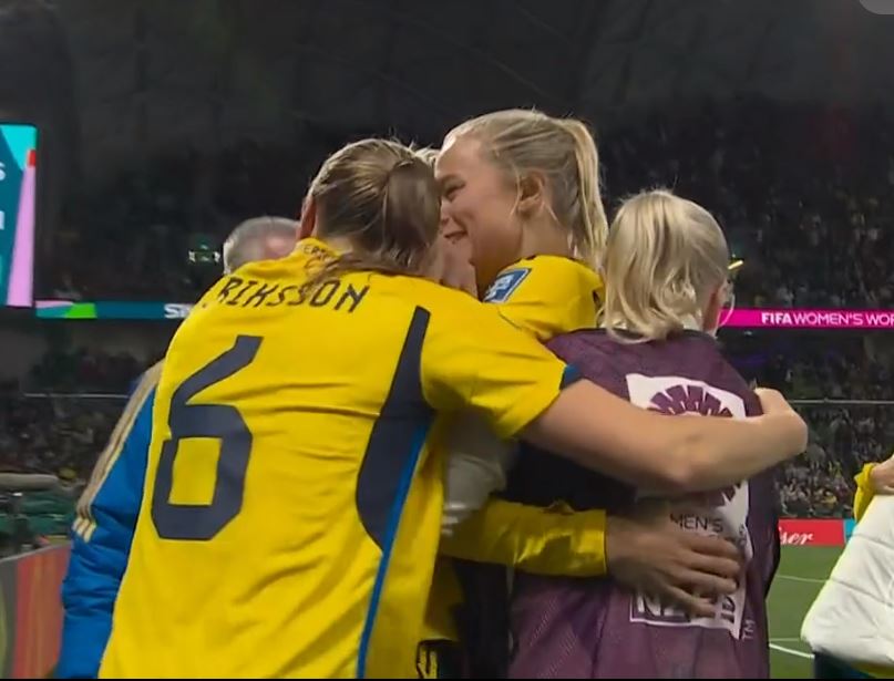 Em vitória histórica, Suécia derruba Estados Unidos nas oitavas de final