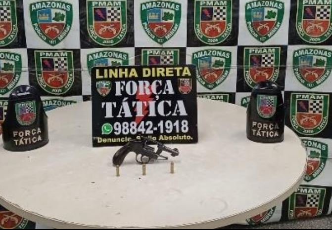 Criminosos abandonam arma durante fuga na Avenida Itaúba