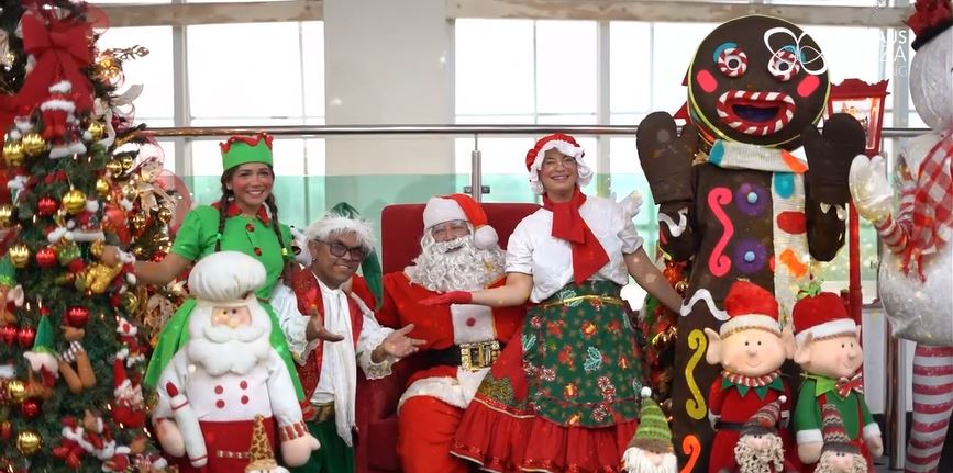 Papai Noel chega à Zona Centro-sul de Manaus nesta quarta