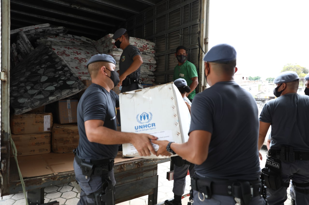 SES-AM recebe doações da ACNUR para afetados pela enchente