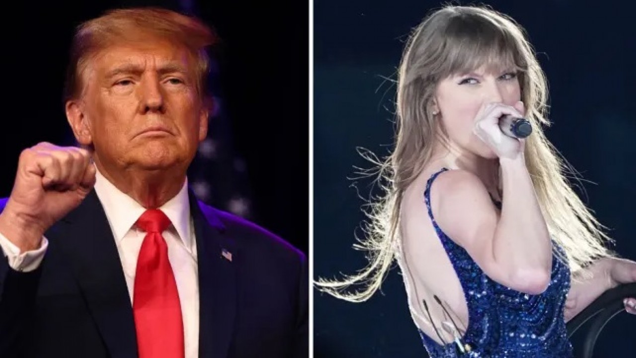 Donald Trump posta que odeia a cantora Taylor Swift