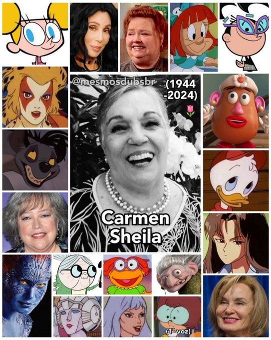 Morre Carmen Sheila, dubladora de Felícia, Cher e outros personagens  