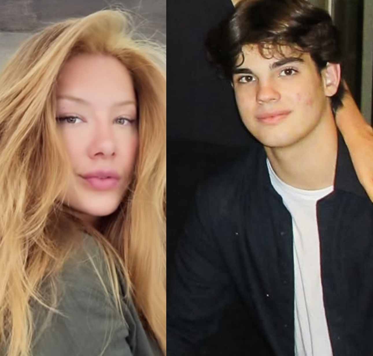 Aos 17 anos, filho caçula de Faustão surge com ex-bailarina do pai em festa