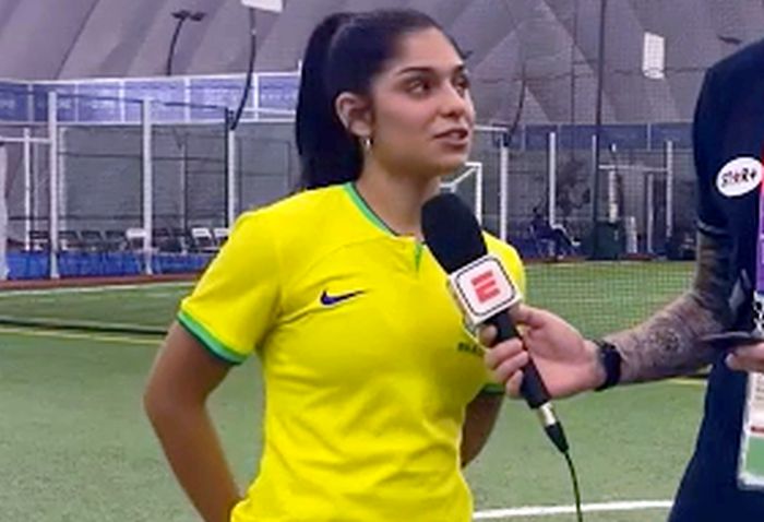 Gandula brasileira revela diálogo com Cristiano Ronaldo na Copa