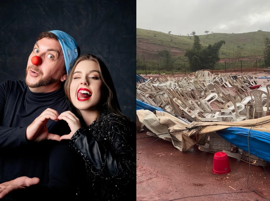 Ex-BBB Edy desabafa após circo ser destruido em temporal 