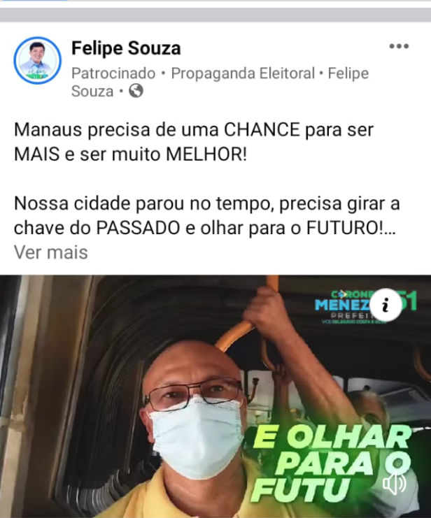Comitê denuncia Coronel Menezes por propagandas irregulares na internet