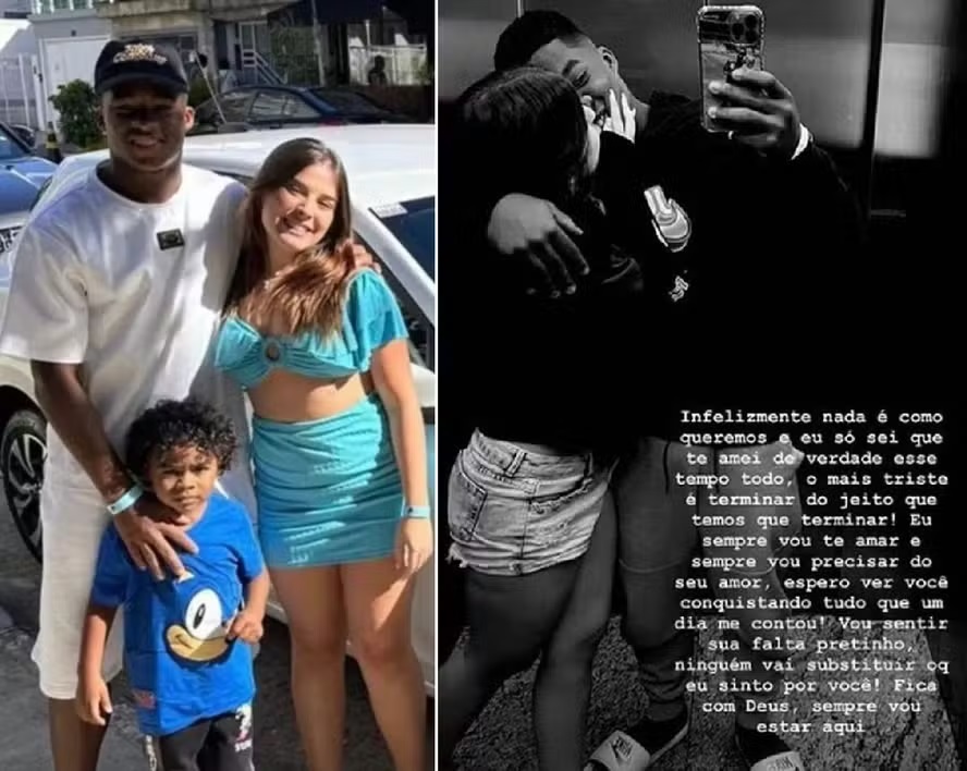 Primeiro namoro de Endrick chegou ao fim após pressão familiar, diz jornal