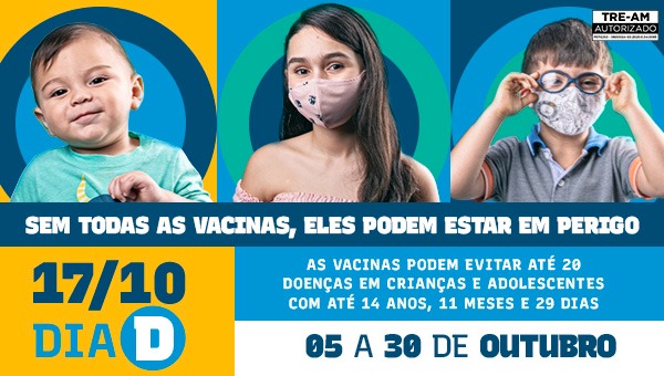 Manaus terá Dia D de Multivacinação 