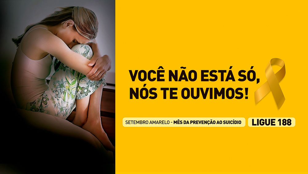 Setembro Amarelo: Mês de prevenção ao suicídio