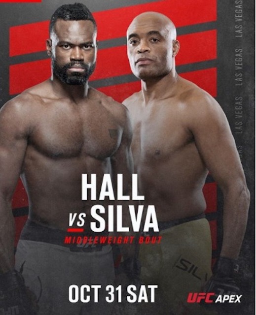 UFC confirma duelo de Anderson Silva contra Uriah Hall; saiba quando