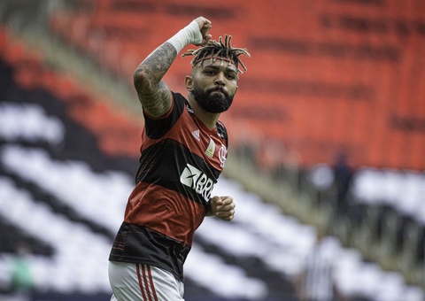 Com dois de Gabigol, Flamengo vence Santos por 4 a 1