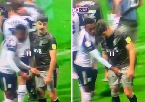 Jogador apalpa órgão genital de adversário durante partida; Vídeo