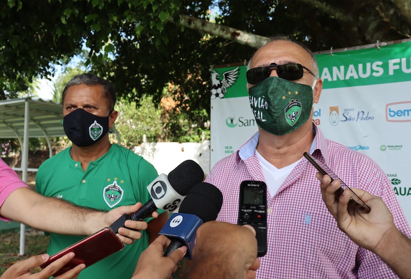 Presidente do Manaus FC detona árbitro após empate com Ferroviário