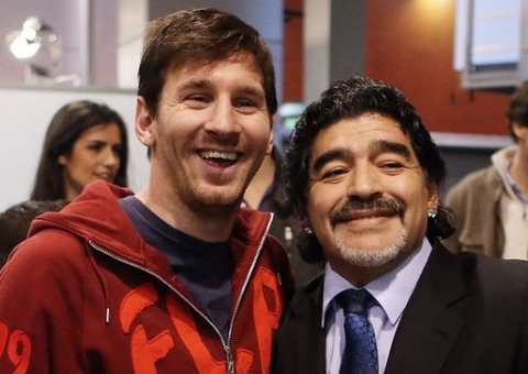 Messi homenageia Diego Maradona: 'é eterno'