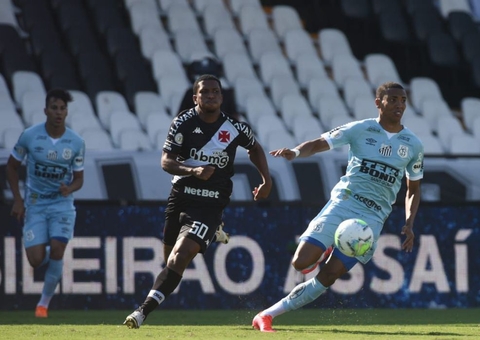 Brasileirão: Vasco segura Santos e vence em São Januário por 1 a 0