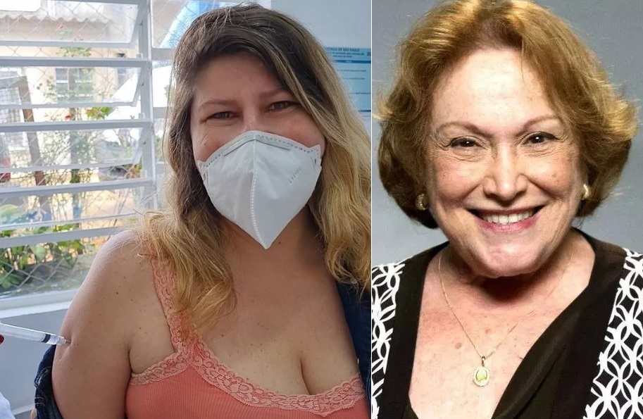 Neta de Nicette Bruno se vacina e lembra desejo da avó: ‘você tanto pediu’
