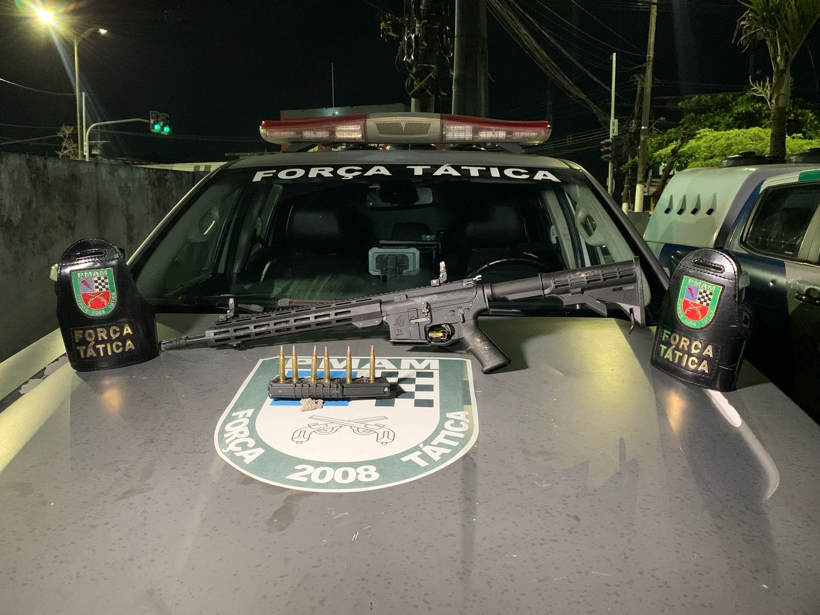 Polícia apreende fuzil após fuga de criminosos no Monte Horebe
