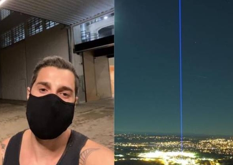 Alok faz teste de luzes e americanos confundem com ataque alienígena 