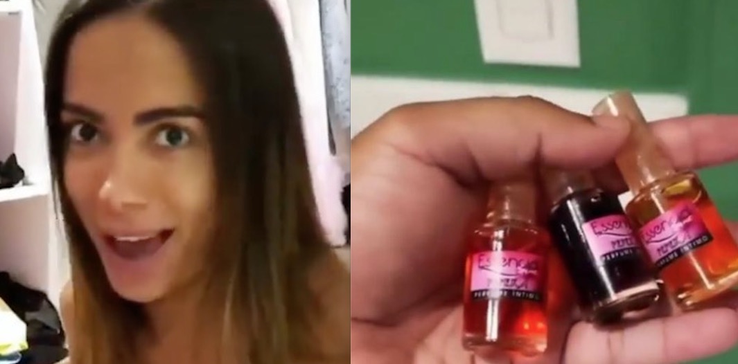 Anitta mostra perfumes que usa nas partes íntimas: 'exclusivo para pepeca'