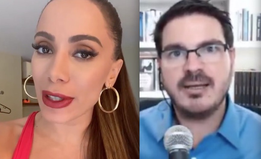 Anitta rebate ex-Jovem Pan, Rodrigo Constantino: 'comer seu c* com c******