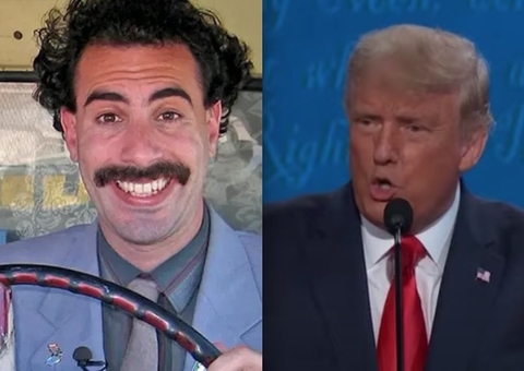 Trump e Sacha Baron Cohen trocam alfinetadas após 'Borat 2'