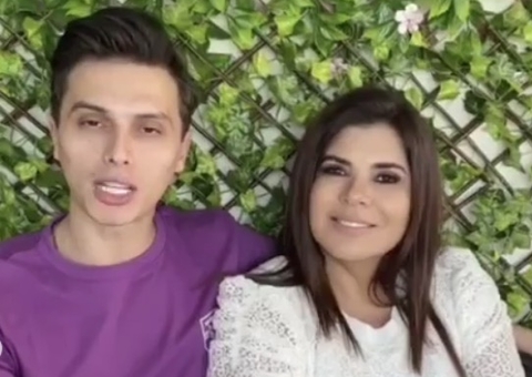 Mara Maravilha e o noivo Gabriel Torres estão com Covid-19 