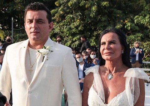 Gretchen usa all star customizado em casamento e divide opiniões 