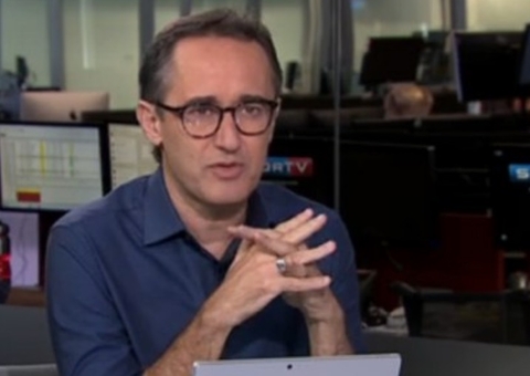 Apresentador da Globo perde os óculos ao vivo: 'não sei como vai ser'