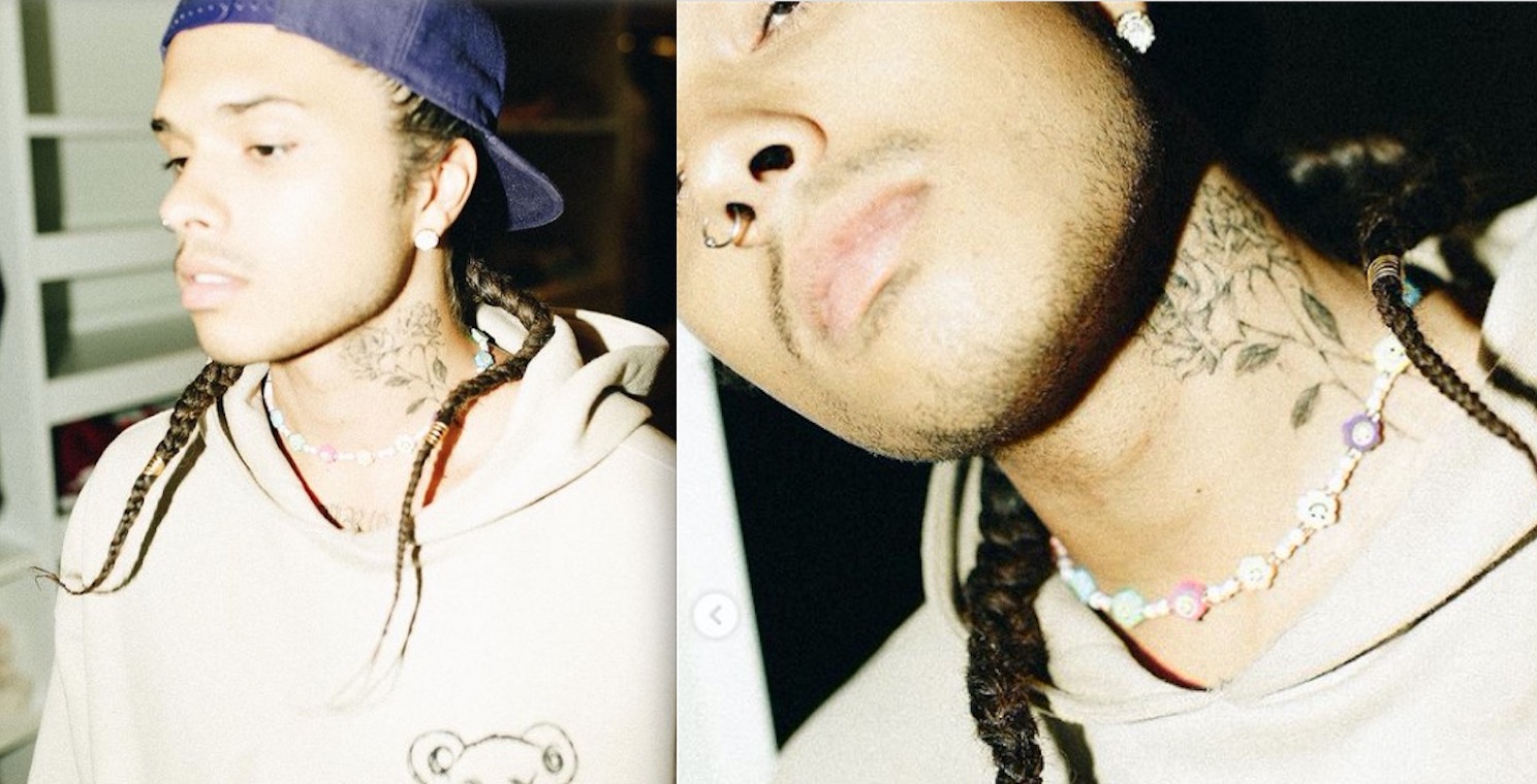 Vitão faz tatuagem no pescoço e Luísa Sonza se derrete: 'eu e tu'