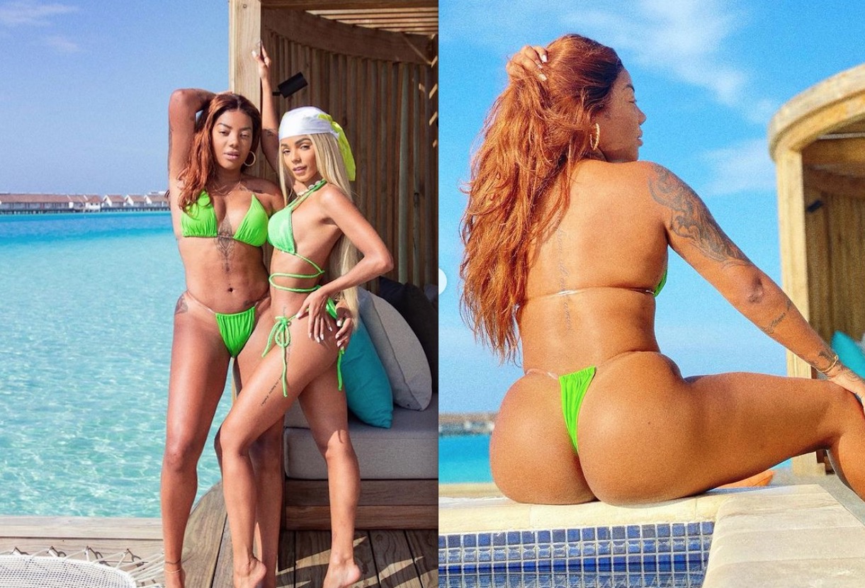 Ludmilla sensualiza com esposa nas Maldivas: 'mais um sonho ao seu lado'