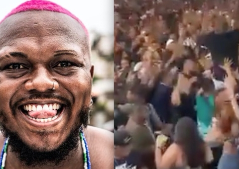 Djonga é criticado após reunir multidão em show em meio à pandemia da Covid