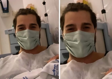 Alok visita filha recém-nascida na UTI após se recuperar da Covid