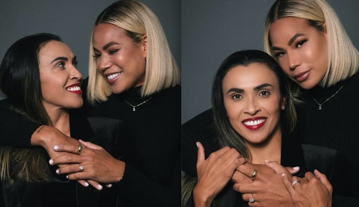 Jogadora Marta anuncia noivado com norte-americana: 'mais um capítulo'  