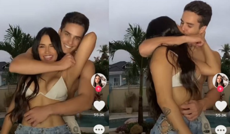 Ex-BBB Flay assume namoro com modelo de 22 anos 