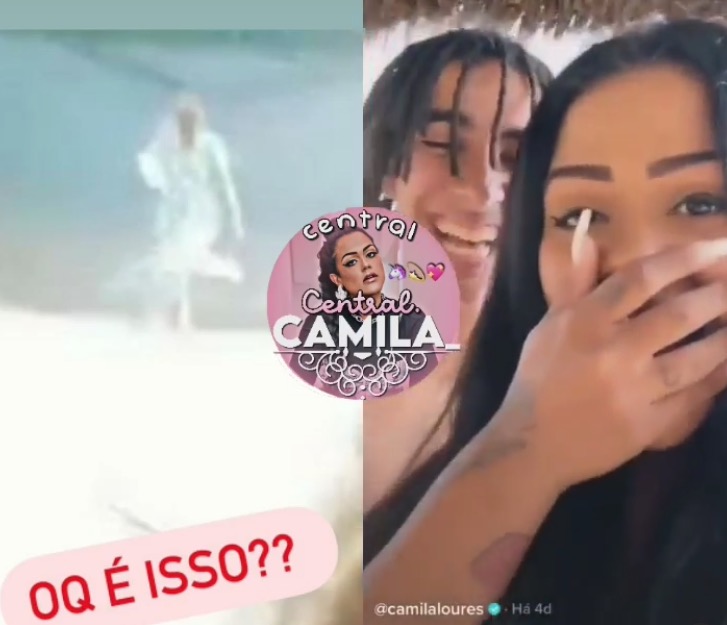 Vulto? 'Mulher de branco' surge em vídeo de dança de Camila Loures