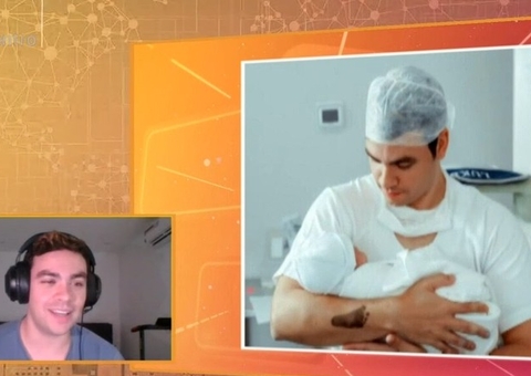 Luccas Neto chora por não ver o filho após testar positivo para Covid