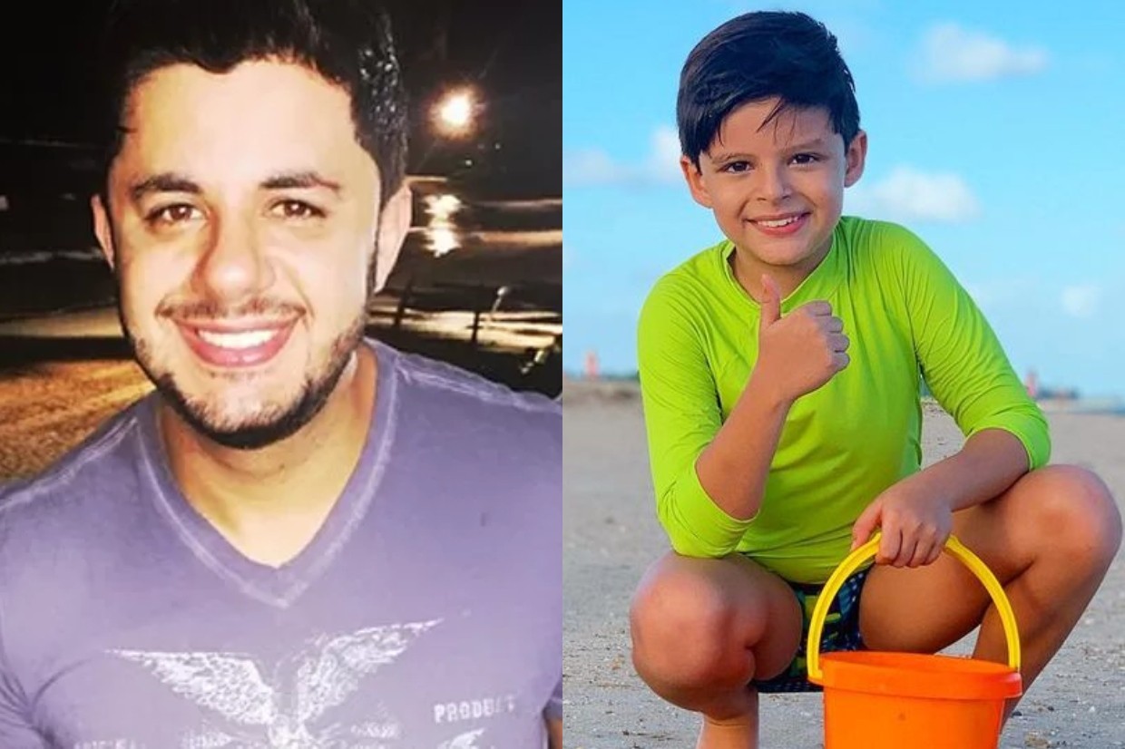 Filho de Cristiano Araújo chama atenção por semelhança com o pai