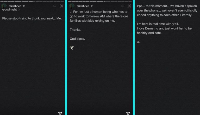 Max Ehrich fala sobre fim do noivado com Demi Lovato: 'viro a página'