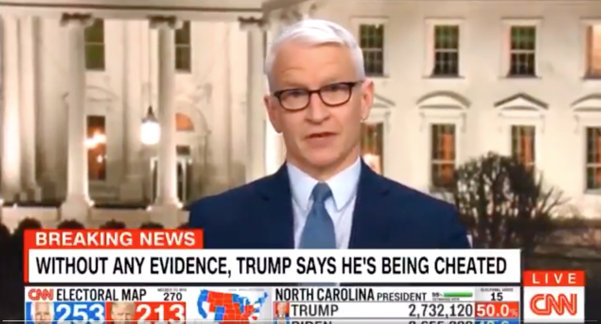 Apresentador da CNN pede desculpas após chamar Trump de 'tartaruga obesa'