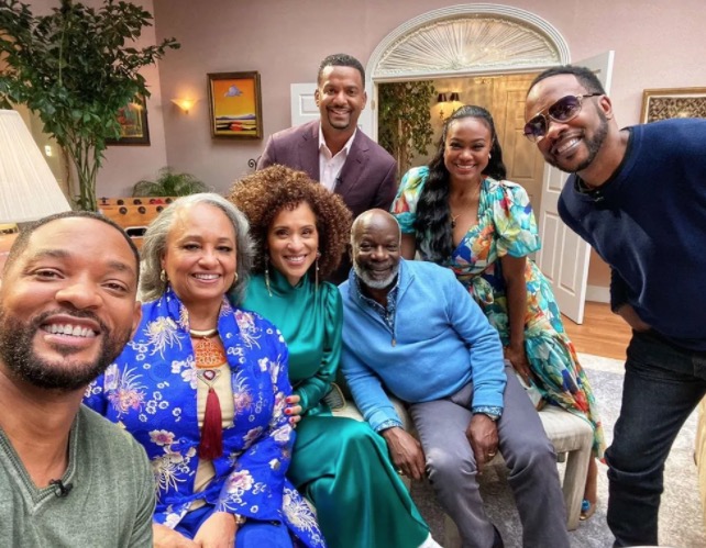 Will Smith posta foto com elenco de 'Um Maluco no Pedaço' 