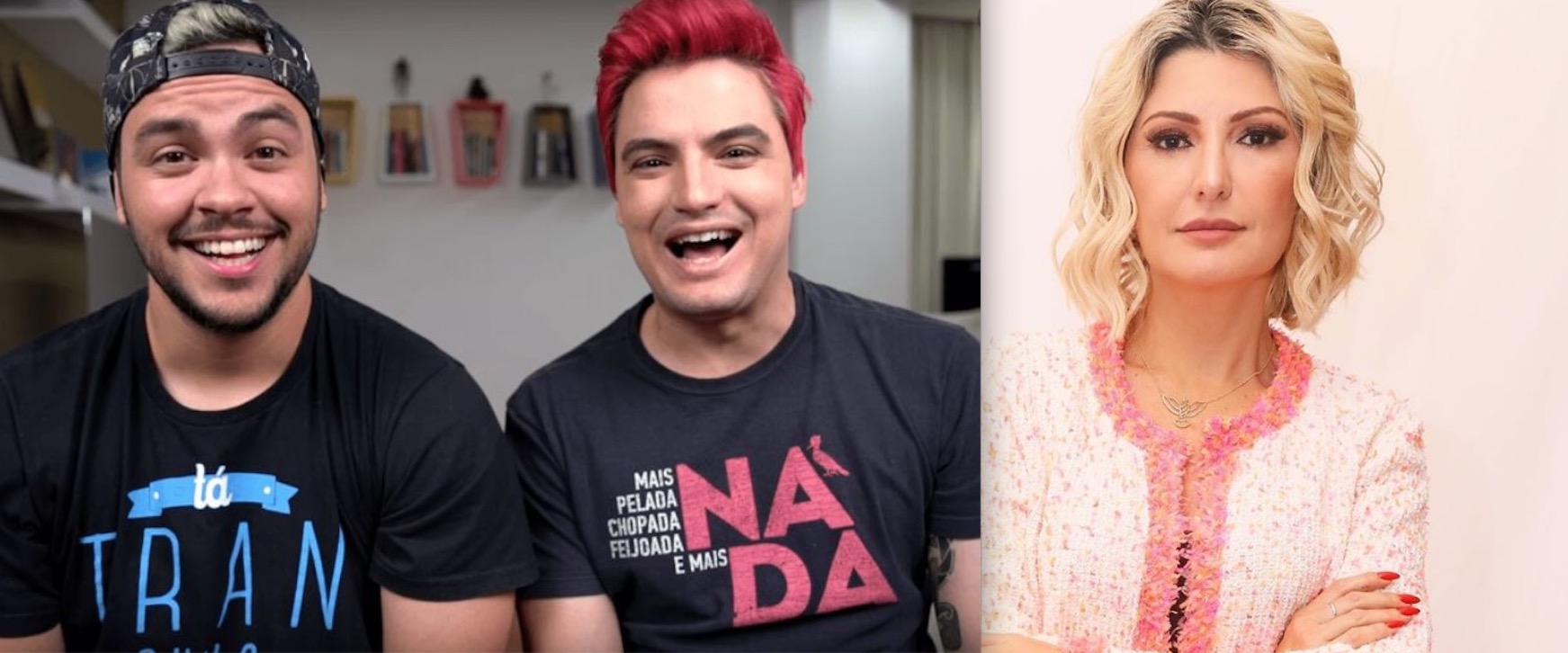 Antonia Fontenelle vira ré em processo movido por Felipe e Luccas Neto