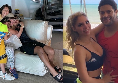 Ex de Hulk Paraíba, Iran Angelo faz oração ao deixar filhos para jogador 