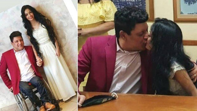 Aos 49, irmão de Zezé e Luciano se casa com cantora gospel de 23 anos 